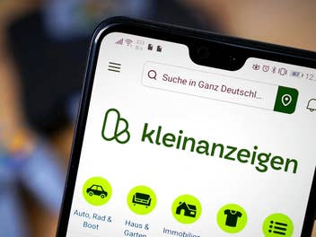 Kleinanzeigen-App auf einem Smartphone