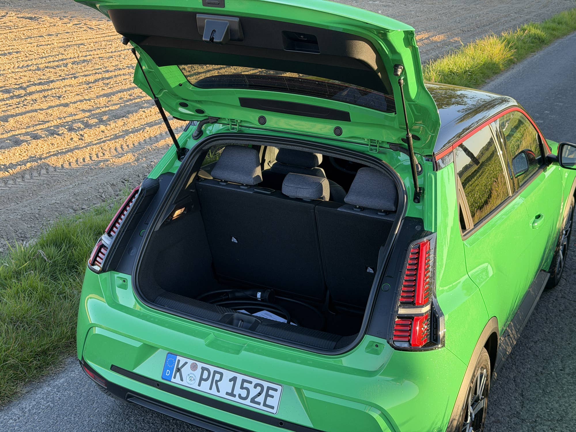 Kofferraum Renault 5 E-Tech.