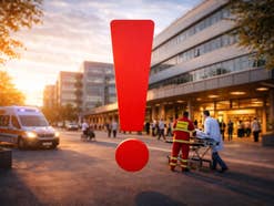 Ins Krankenhaus, statt zum Arzt