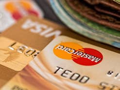 Eine Kreditkarte von Mastercard