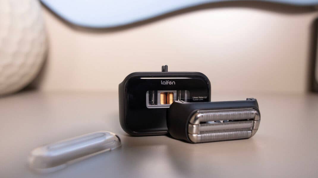 Lieferumfang des Laifen P3 Elektrorasierers