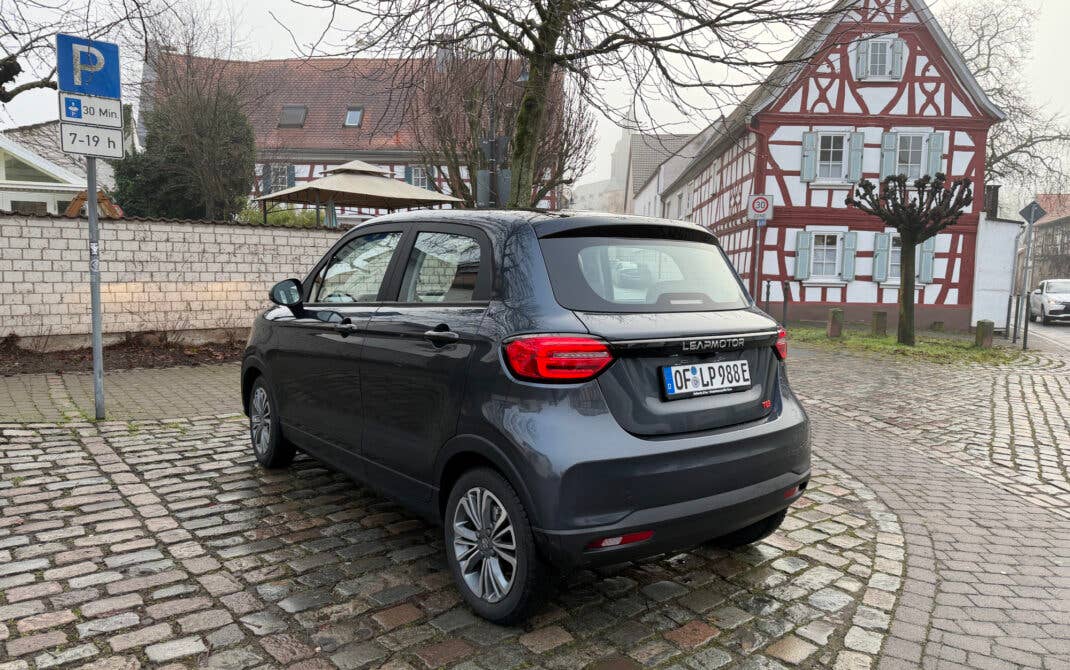 Leapmotor T03 Heckansicht.