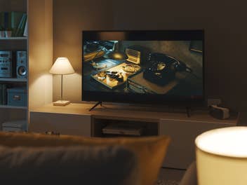 Fernseher in einem Wohnzimmer