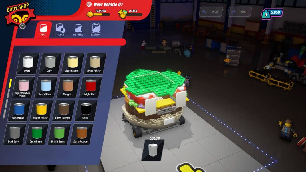 Lego-Werkstatt im neuen Lego 2K Drive