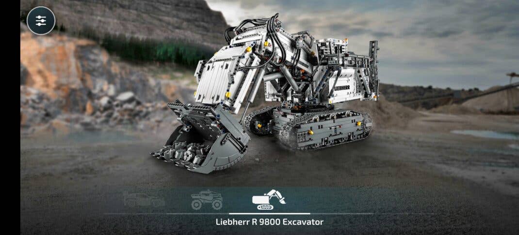 Screenshot Lego Control+ App