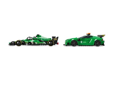 Foto: Klemmbaustein Lego Aston Martin Safety Car & AMR23 (76925)