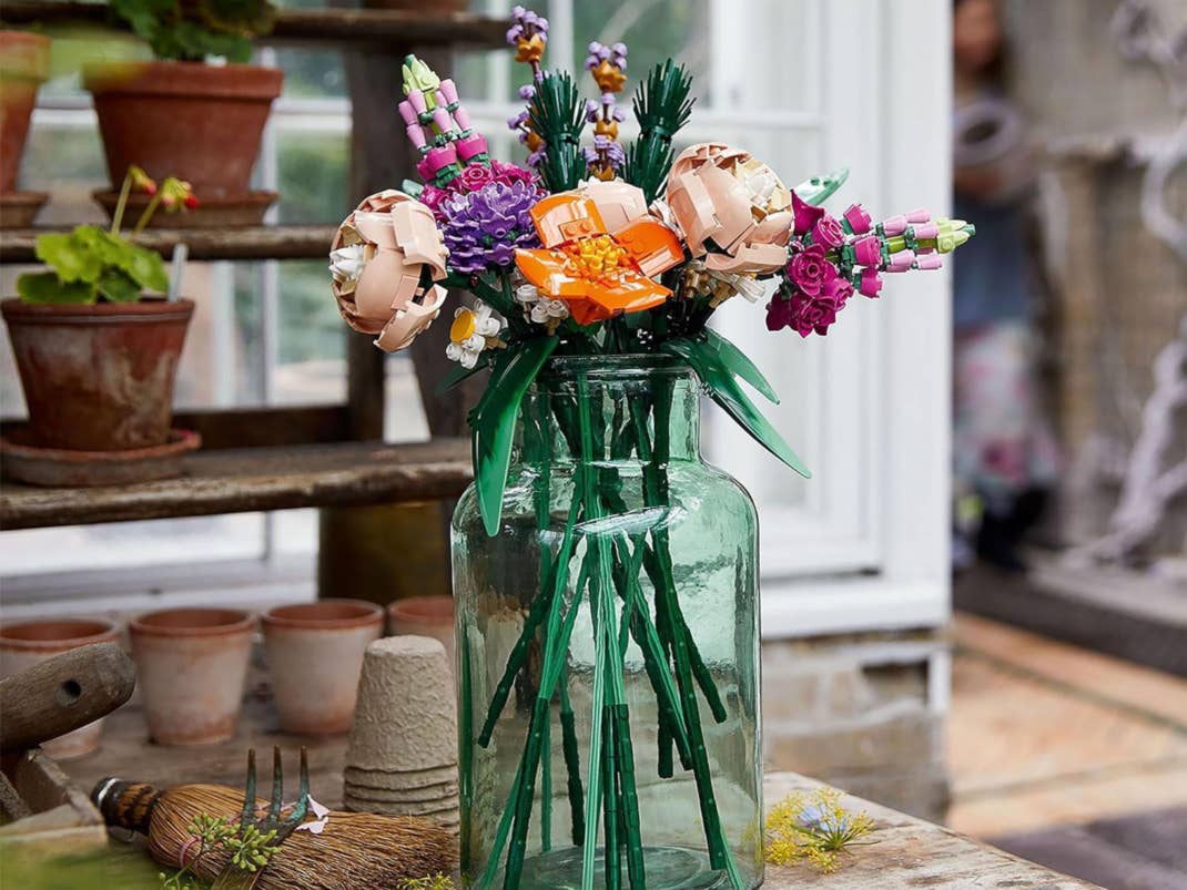 Lego Blumen in Vase