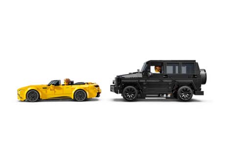 Foto: Klemmbaustein Lego Mercedes-AMG G 63 & Mercedes-AMG SL 63 (76924)