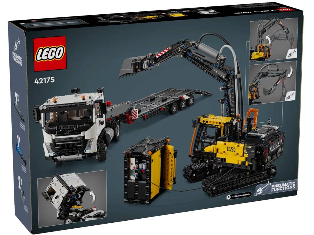 Lego Technic Volvo FMX LKW EC230 Electric Raupenbagger