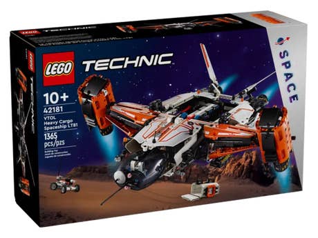 Foto: Klemmbaustein Lego VTOL Schwerlastraumfrachter LT81 (42181)