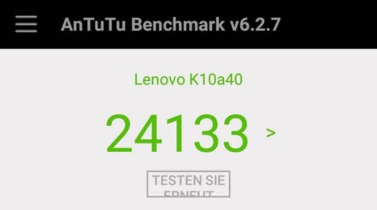 Lenovo C2 im Antutu-Benchmark-Test
