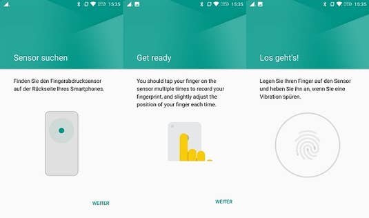 Lenovo K6: Einrichten des Fingerabdrucksensors Lenovo K6: Einrichten des Fingerabdrucksensors