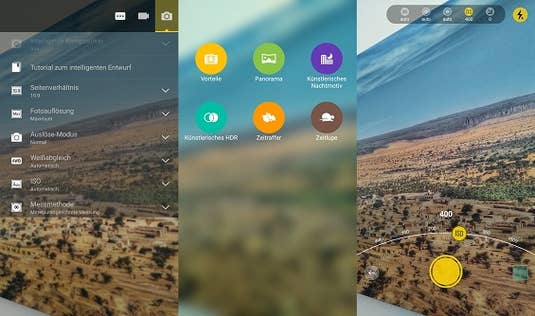 Lenovo K6: Kamera-App Lenovo K6: Kamera-App
