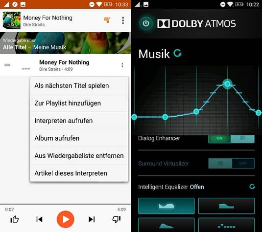 Lenovo K6: Musik-Apps