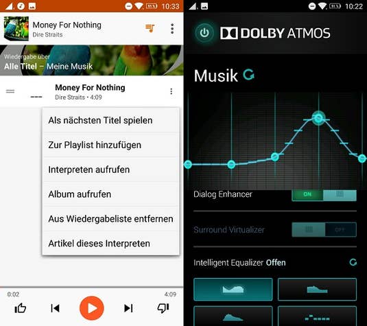 Lenovo K6: Musik-Apps Lenovo K6: Musik-Apps