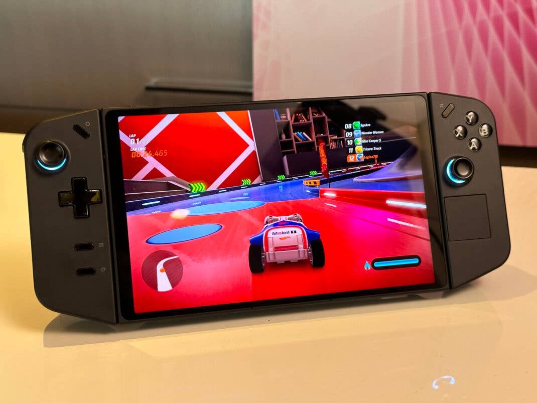 Das Spiel Hot Wheels Unleashed läuft auf dem Lenovo Legion Go