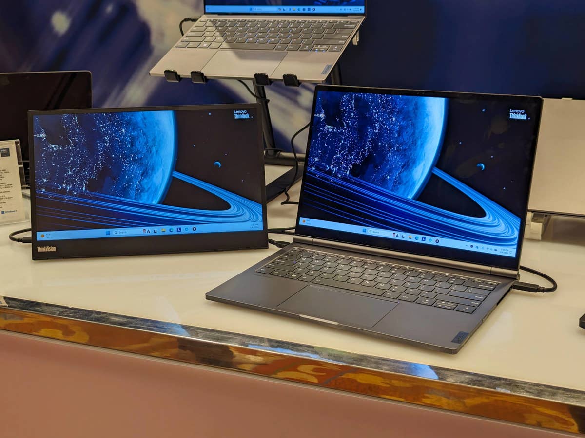 Lenovo ThinkBook Plus Gen 5 Hybrid - im Mehrbildschirm-Modus unter Windows