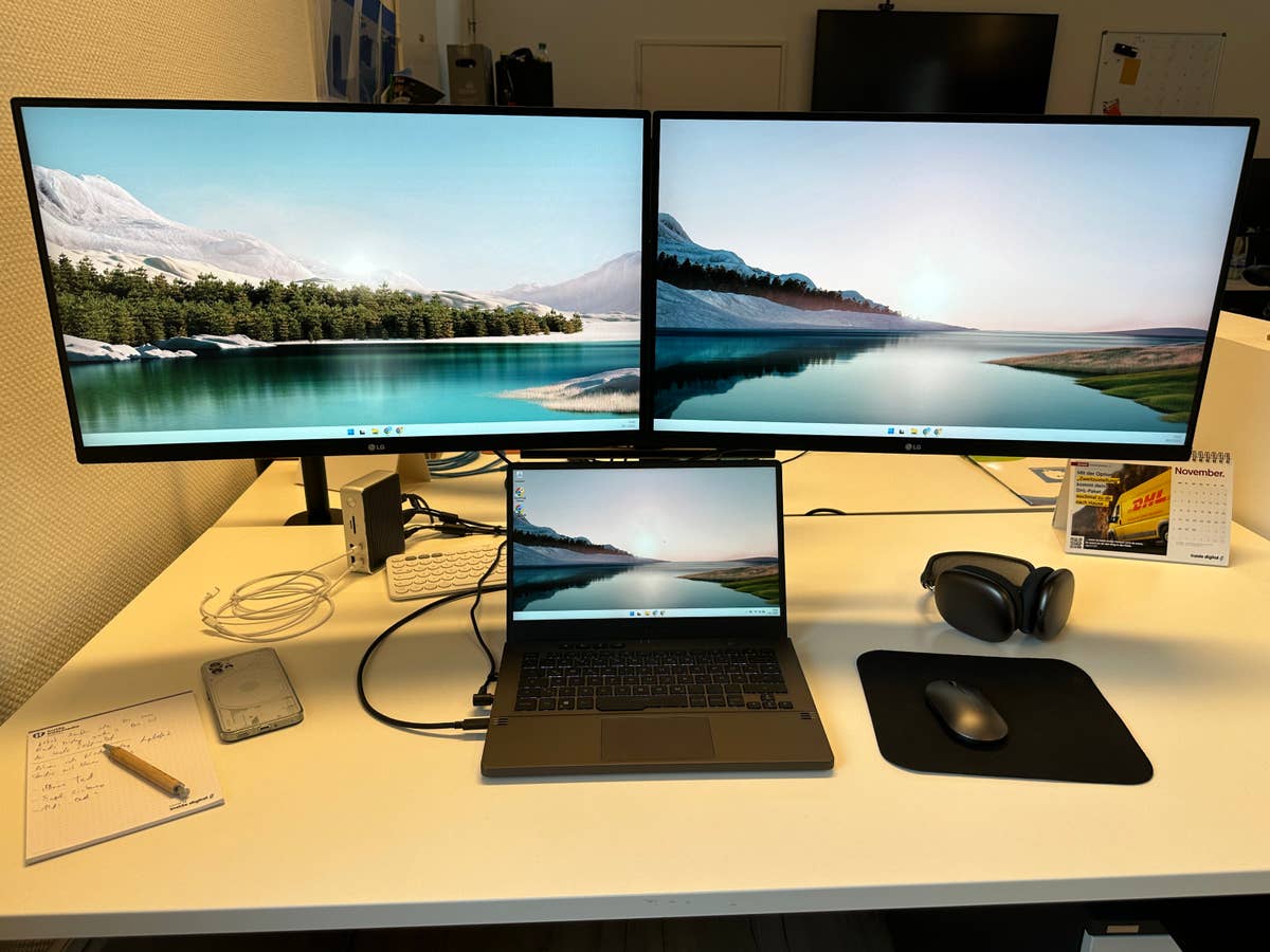 LG Ergo-Dual: Monitor-Set fürs Homeoffice oder Büro im Test