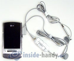 LG Electronics KE970: mit Headset