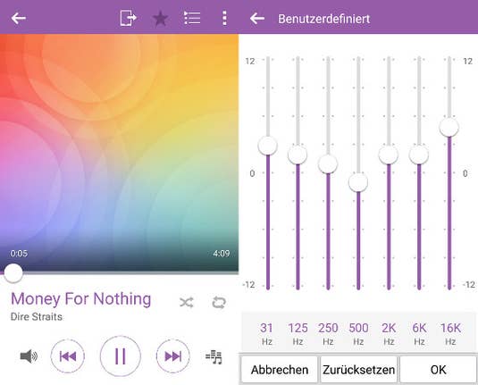 LG G Flex 2: Musik-App 