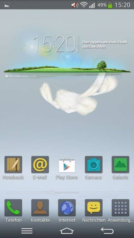 LG G Flex: Screenshots