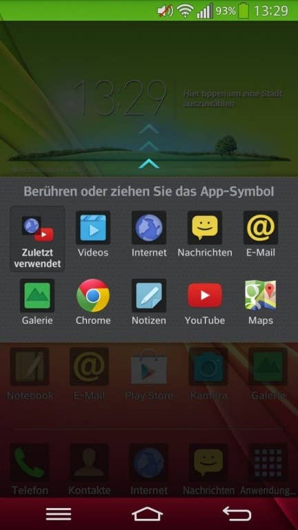 LG G Flex: Screenshots