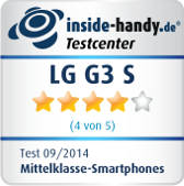 LG G3 S: Testsiegel LG G3 S: Testsiegel