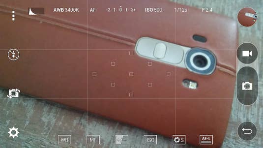 LG G4s Kamera-Menü