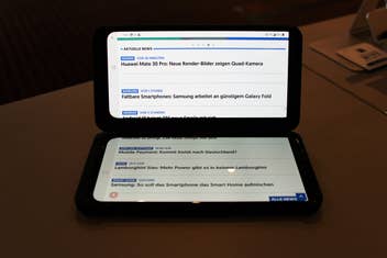 LG G8X ThinQ mit Dual Screen im erweiterten Modus