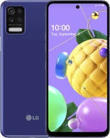 LG K52 Vorderseite und Rückseite