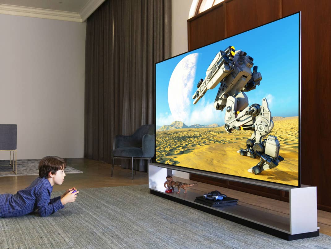 LG-Fernseher der OLED-Serie in einem Wohnzimmer