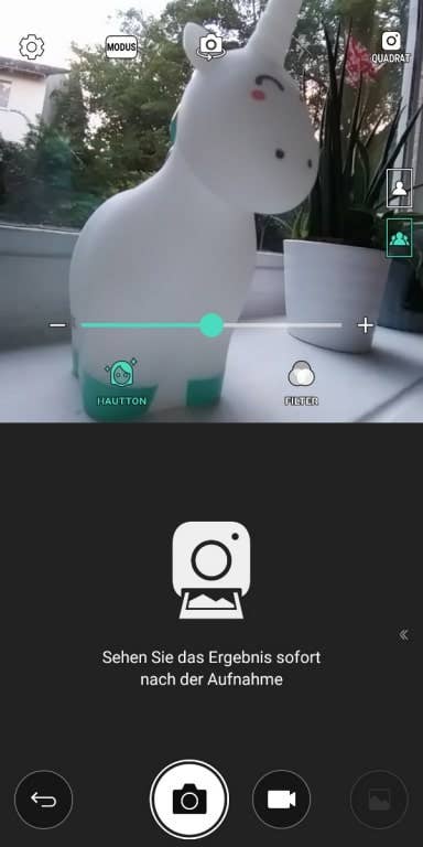 LG Q6 im Test: Die Kamera-App
