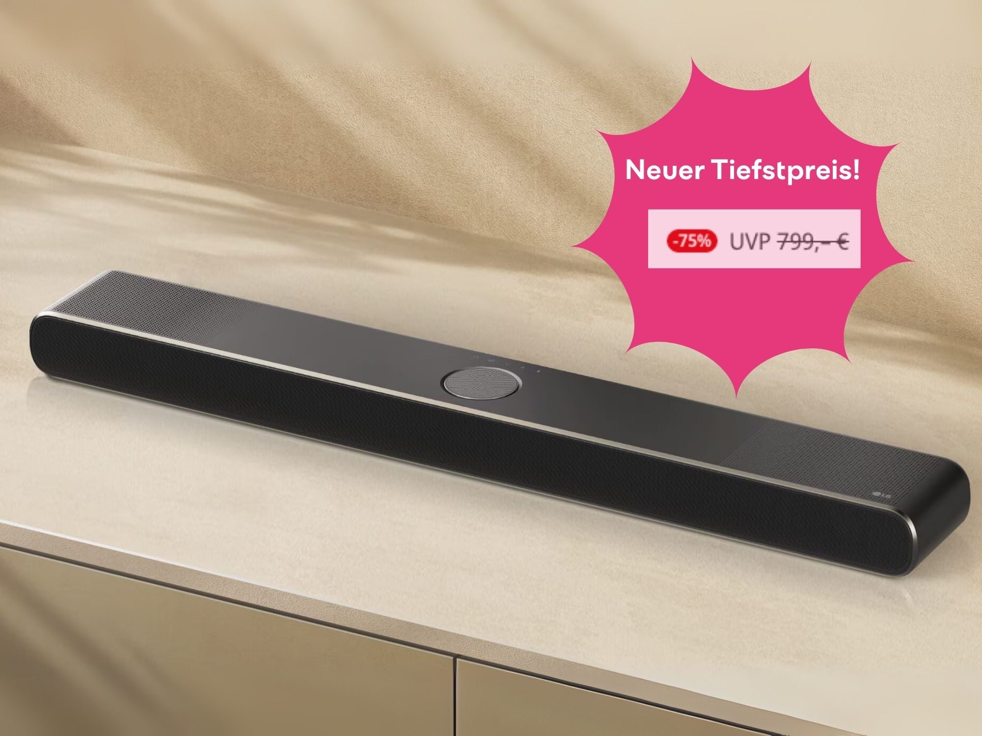 LG Soundbar mit 75 Prozent Rabatt: MediaMarkt sprengt die Preisgrenzen