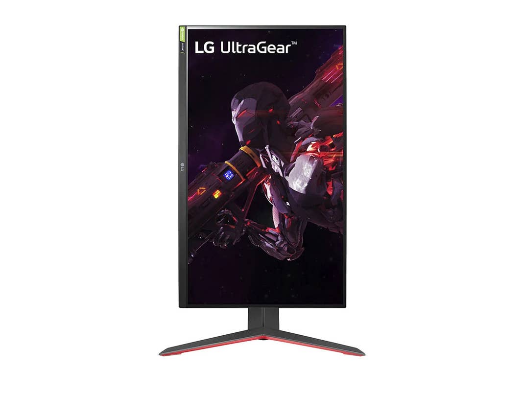 Der LG UltraGear lässt sich um 90° drehen.