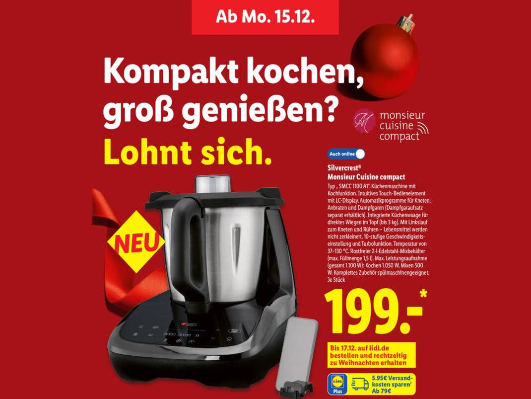 Lidl-Prospekt Monsieur Cuisine compact