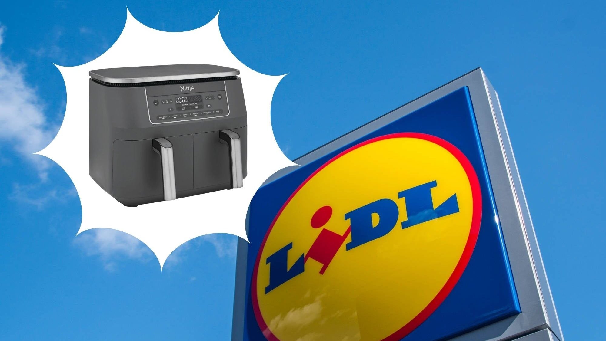 Lidl reduziert Küchengeräte: Ninja-Heißluftfritteuse mit 40 Prozent Rabatt