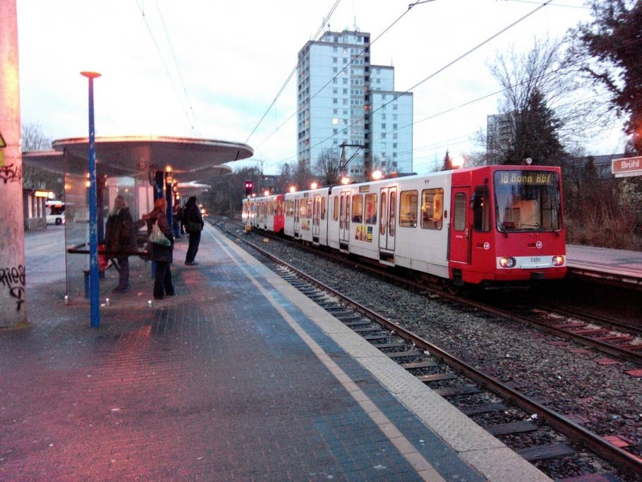 Linie 18 von Köln nach Bonn