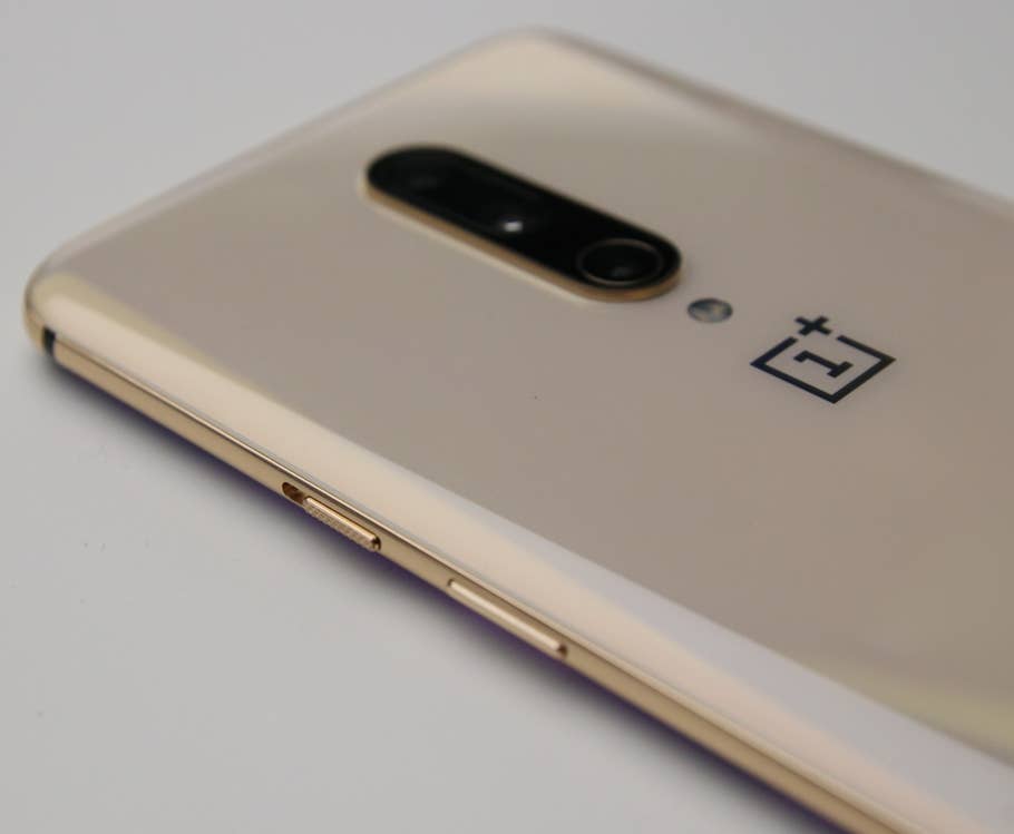 Die obere Rückseite des OnePlus 7 Pro.