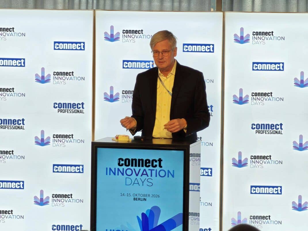 Huawei-Manager Lipka auf den Connect Innovation Days