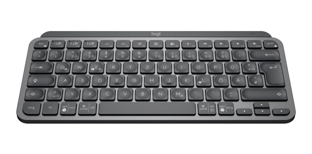 Layout der Logitech-Tastatur MX Keys Mini