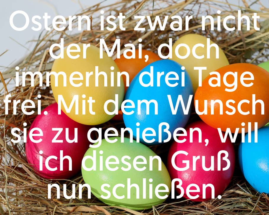 Lustige WhatsApp-Grüße zu Ostern