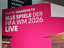 Ein Schriftzug der Telekom: Alle Spiele der FIFA WM 2026 Live
