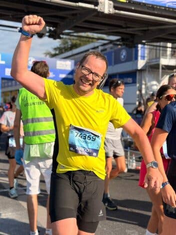 ZIeleinlauf beim Marathon 2025