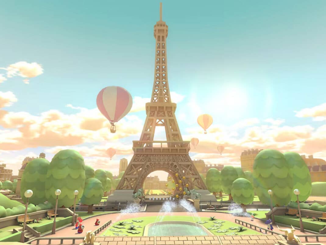 Mario Kart 8 Deluxe neue Strecke durch Paris.