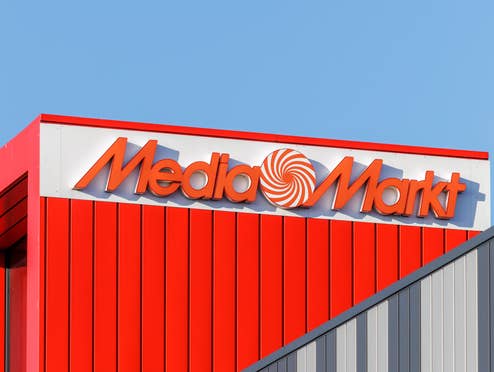 MediaMarkt Logo an einer Filiale