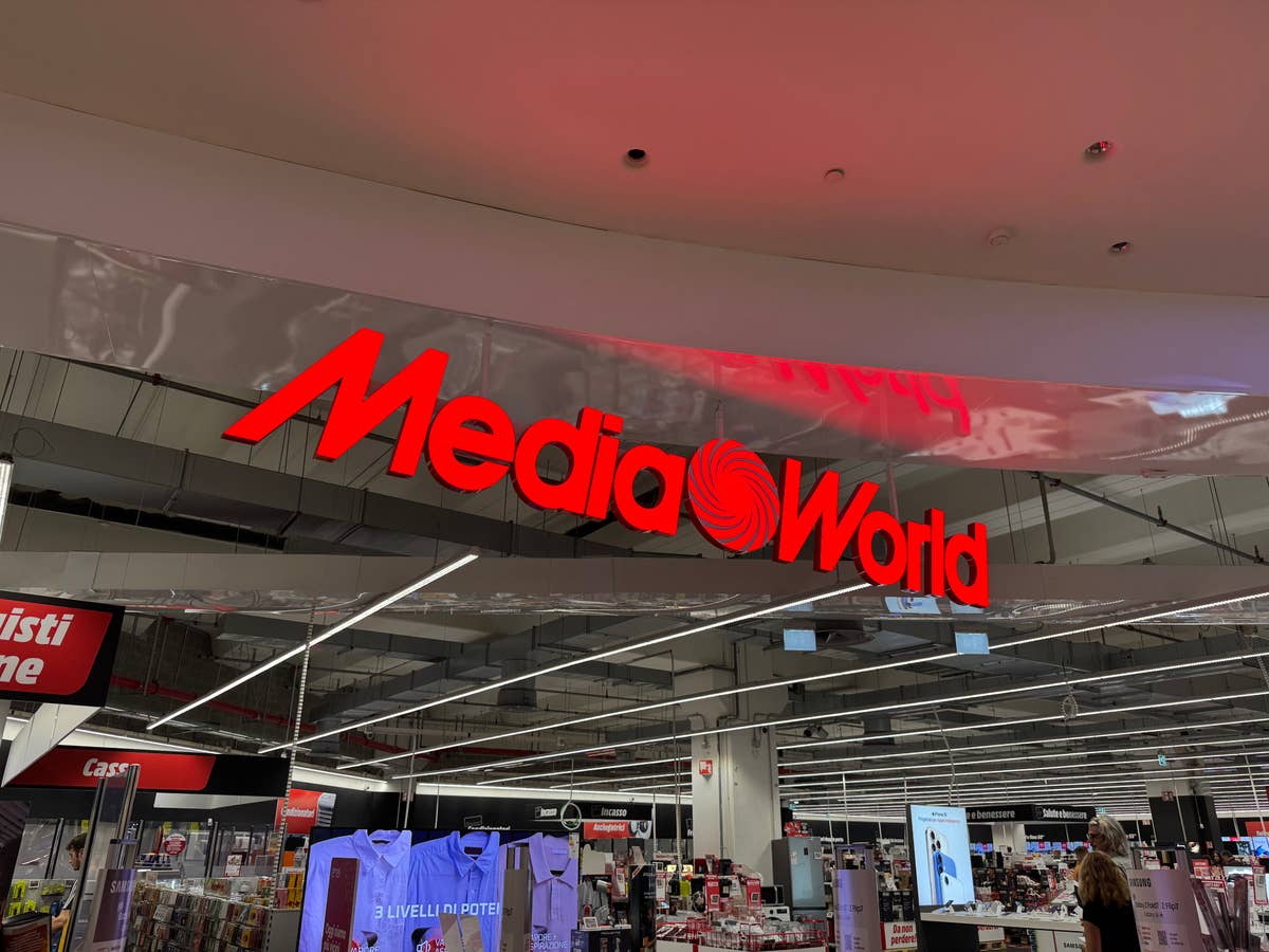 Eine Filiale von MediaWorld (MediaMarkt) in Italien