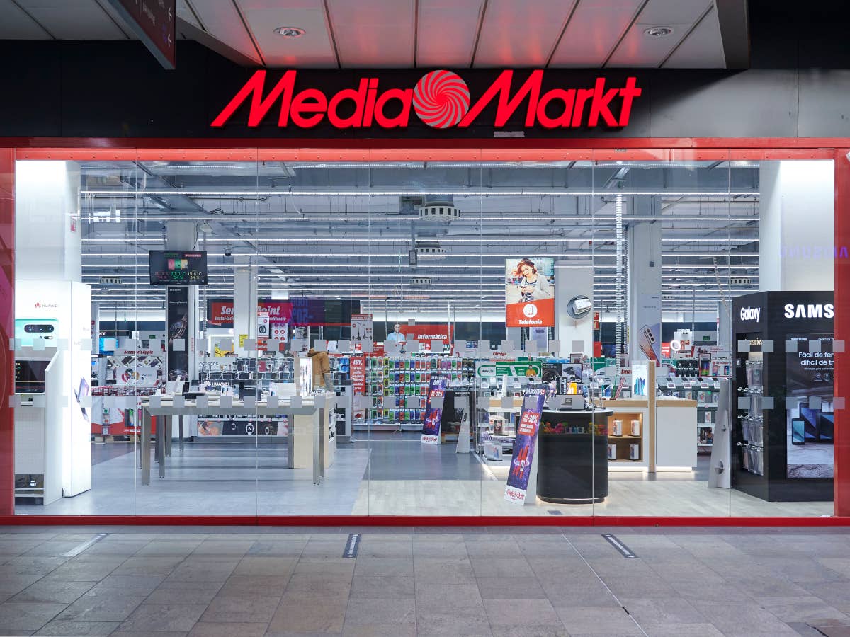 MediaMarkt-Eingang in einem Einkaufszentrum