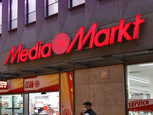 MediaMarkt-Logo an einem Store