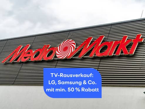 MediaMarkt startet großen TV-Ausverkauf mit 50 Prozent Rabatt und mehr: LG, Samsung und Co. jetzt günstig