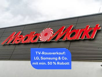 MediaMarkt startet großen TV-Ausverkauf mit 50 Prozent Rabatt und mehr: LG, Samsung und Co. jetzt günstig